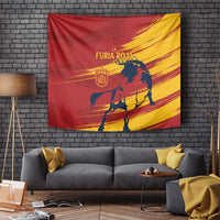 Spain La Furia Roja Tapestry 2024 Tetracampeon Espana - Wonder Print Shop