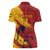 Spain La Furia Roja Custom Women Polo Shirt 2024 Tetracampeon Espana - Wonder Print Shop