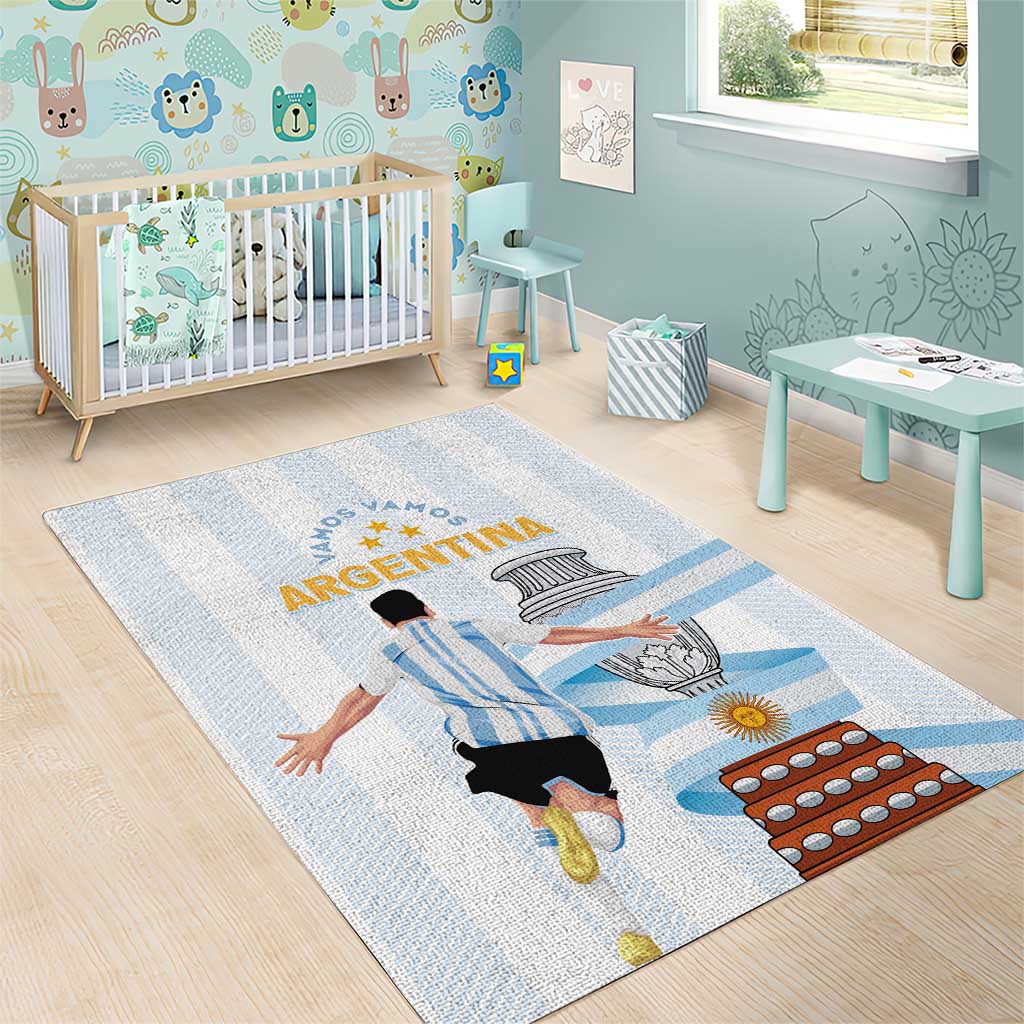 Argentina Campeones Area Rug Vamos Vamos Albiceleste LT7 - Wonder Print Shop