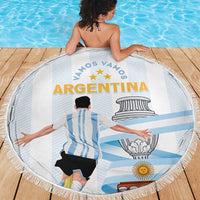 Argentina Campeones Beach Blanket Vamos Vamos Albiceleste LT7 - Wonder Print Shop
