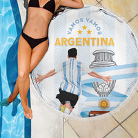 Argentina Campeones Beach Blanket Vamos Vamos Albiceleste LT7 - Wonder Print Shop