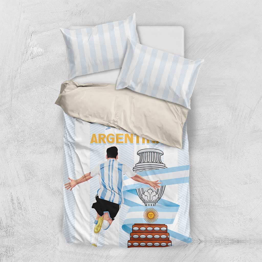 Argentina Campeones Bedding Set Vamos Vamos Albiceleste LT7 - Wonder Print Shop