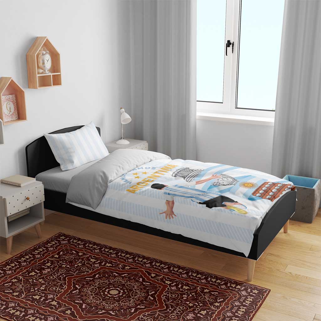 Argentina Campeones Bedding Set Vamos Vamos Albiceleste LT7 - Wonder Print Shop
