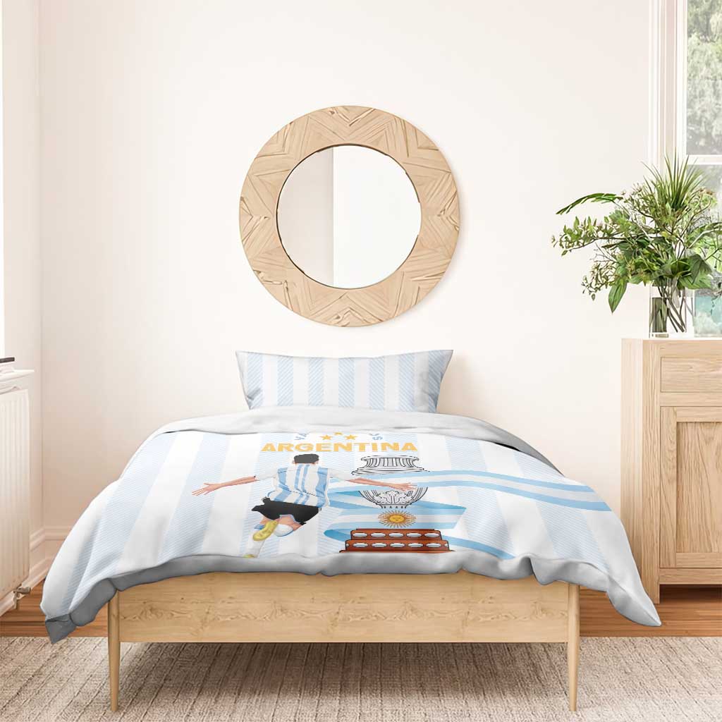 Argentina Campeones Bedding Set Vamos Vamos Albiceleste LT7 - Wonder Print Shop