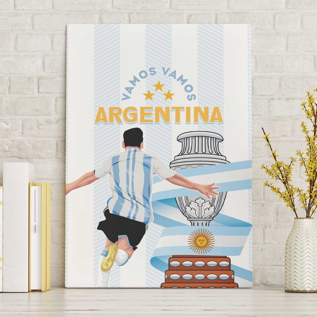 Argentina Campeones Canvas Wall Art Vamos Vamos Albiceleste LT7 - Wonder Print Shop