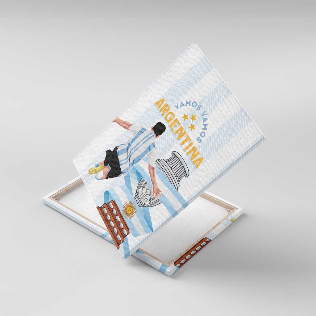 Argentina Campeones Canvas Wall Art Vamos Vamos Albiceleste LT7 - Wonder Print Shop