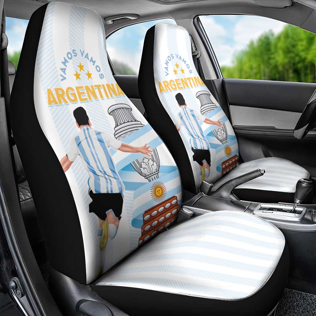 Argentina Campeones Car Seat Cover Vamos Vamos Albiceleste LT7 - Wonder Print Shop