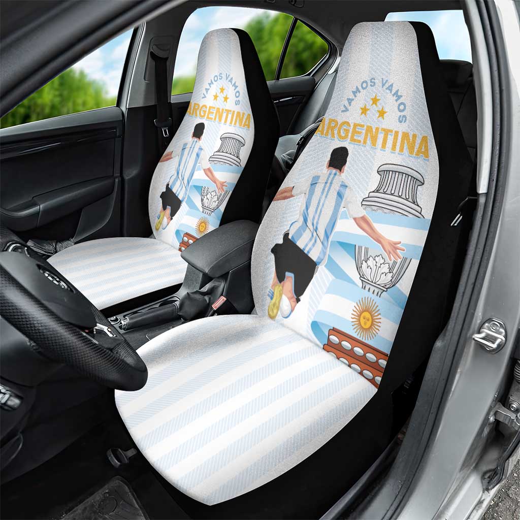 Argentina Campeones Car Seat Cover Vamos Vamos Albiceleste LT7 - Wonder Print Shop