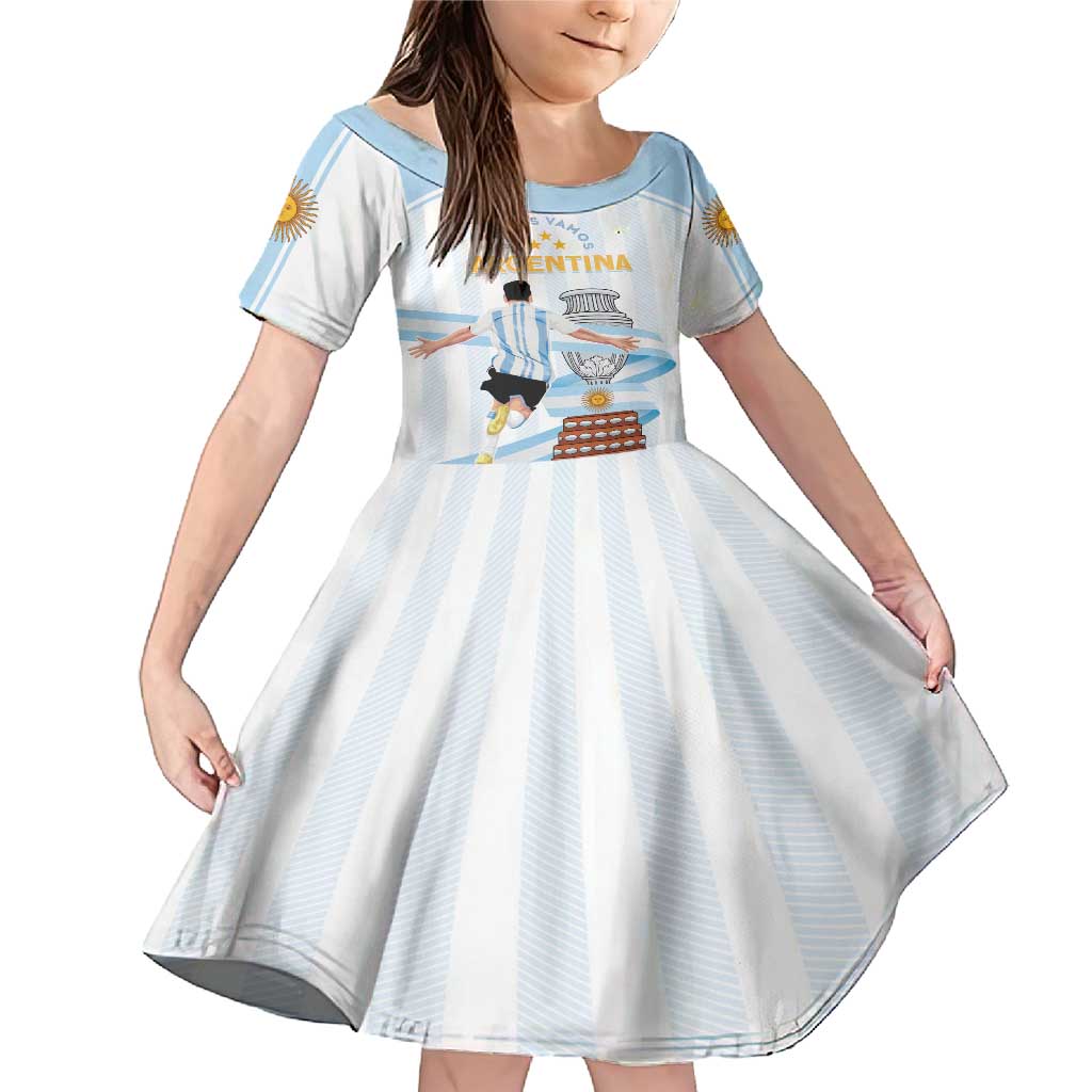 Argentina Campeones Custom Family Matching Mermaid Dress and Hawaiian Shirt Vamos Vamos Albiceleste LT7 - Wonder Print Shop