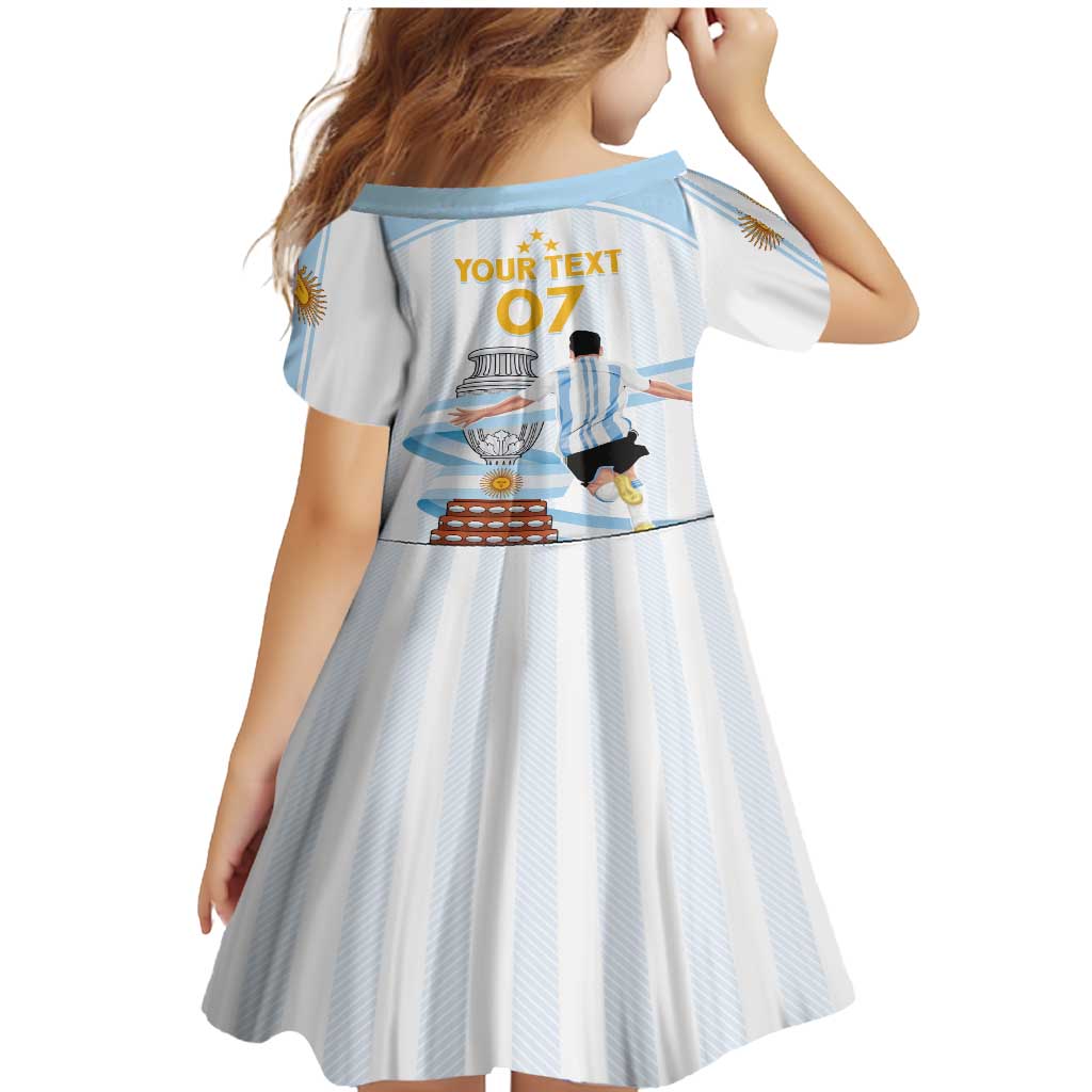 Argentina Campeones Custom Family Matching Mermaid Dress and Hawaiian Shirt Vamos Vamos Albiceleste LT7 - Wonder Print Shop