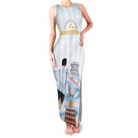 Argentina Campeones Custom Family Matching Tank Maxi Dress and Hawaiian Shirt Vamos Vamos Albiceleste - Wonder Print Shop