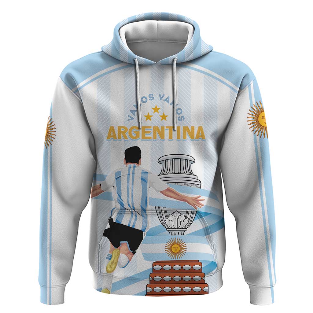 Argentina Campeones Custom Hoodie Vamos Vamos Albiceleste - Wonder Print Shop