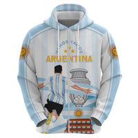 Argentina Campeones Custom Hoodie Vamos Vamos Albiceleste - Wonder Print Shop