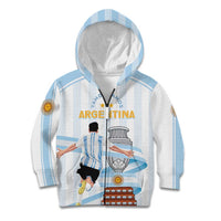 Argentina Campeones Custom Kid Hoodie Vamos Vamos Albiceleste - Wonder Print Shop