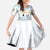 Argentina Campeones Custom Kid Short Sleeve Dress Vamos Vamos Albiceleste - Wonder Print Shop