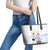 Argentina Campeones Leather Tote Bag Vamos Vamos Albiceleste - Wonder Print Shop