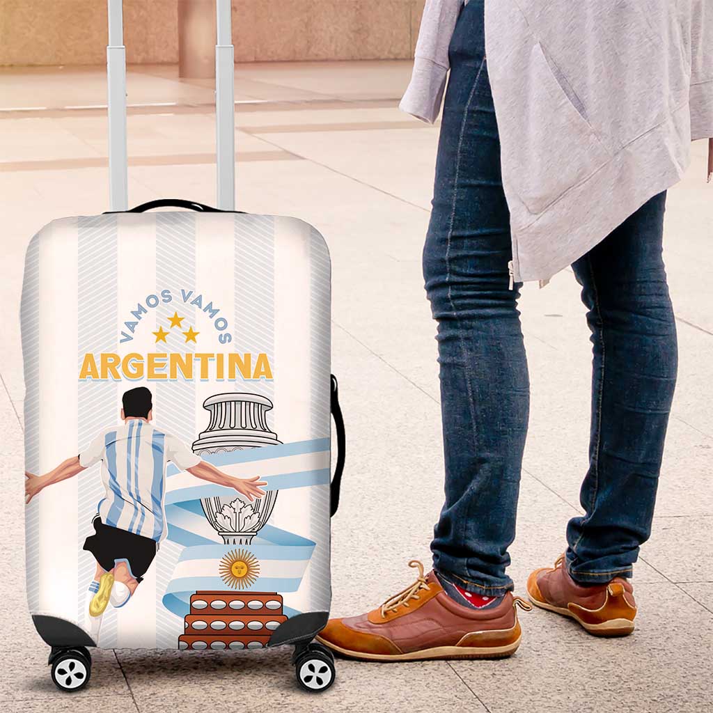 Argentina Campeones Luggage Cover Vamos Vamos Albiceleste - Wonder Print Shop