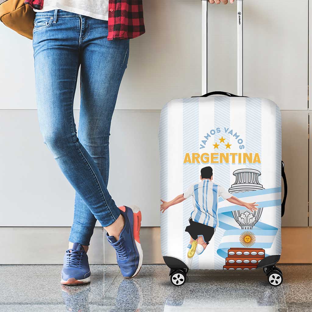 Argentina Campeones Luggage Cover Vamos Vamos Albiceleste - Wonder Print Shop