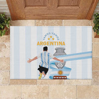 Argentina Campeones Rubber Doormat Vamos Vamos Albiceleste - Wonder Print Shop