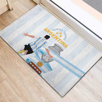 Argentina Campeones Rubber Doormat Vamos Vamos Albiceleste - Wonder Print Shop