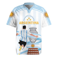 Argentina Campeones Custom Rugby Jersey Vamos Vamos Albiceleste - Wonder Print Shop
