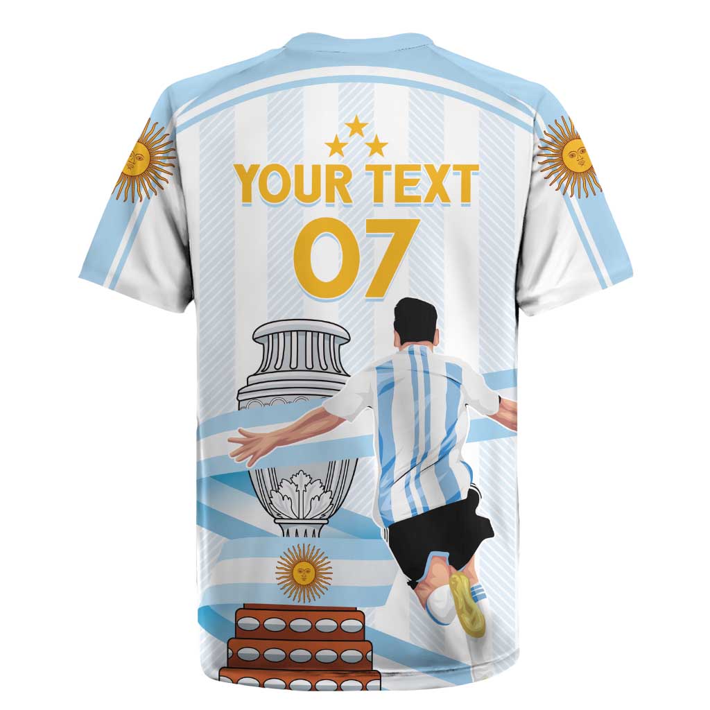 Argentina Campeones Custom Rugby Jersey Vamos Vamos Albiceleste - Wonder Print Shop