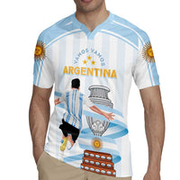 Argentina Campeones Custom Rugby Jersey Vamos Vamos Albiceleste - Wonder Print Shop