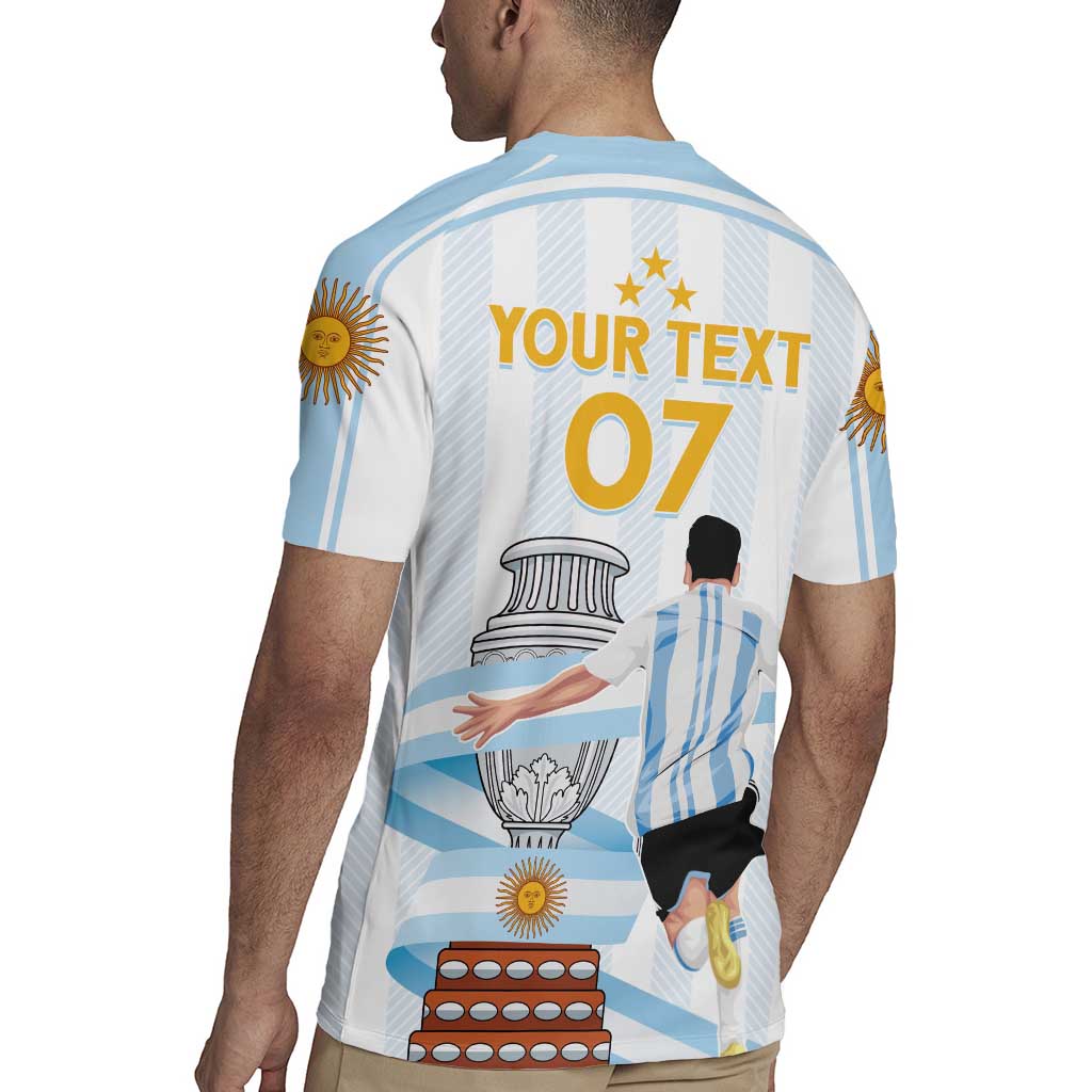 Argentina Campeones Custom Rugby Jersey Vamos Vamos Albiceleste - Wonder Print Shop