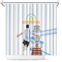 Argentina Campeones Shower Curtain Vamos Vamos Albiceleste