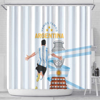 Argentina Campeones Shower Curtain Vamos Vamos Albiceleste