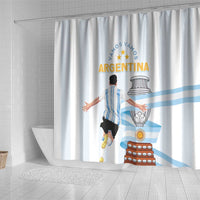 Argentina Campeones Shower Curtain Vamos Vamos Albiceleste