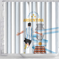 Argentina Campeones Shower Curtain Vamos Vamos Albiceleste