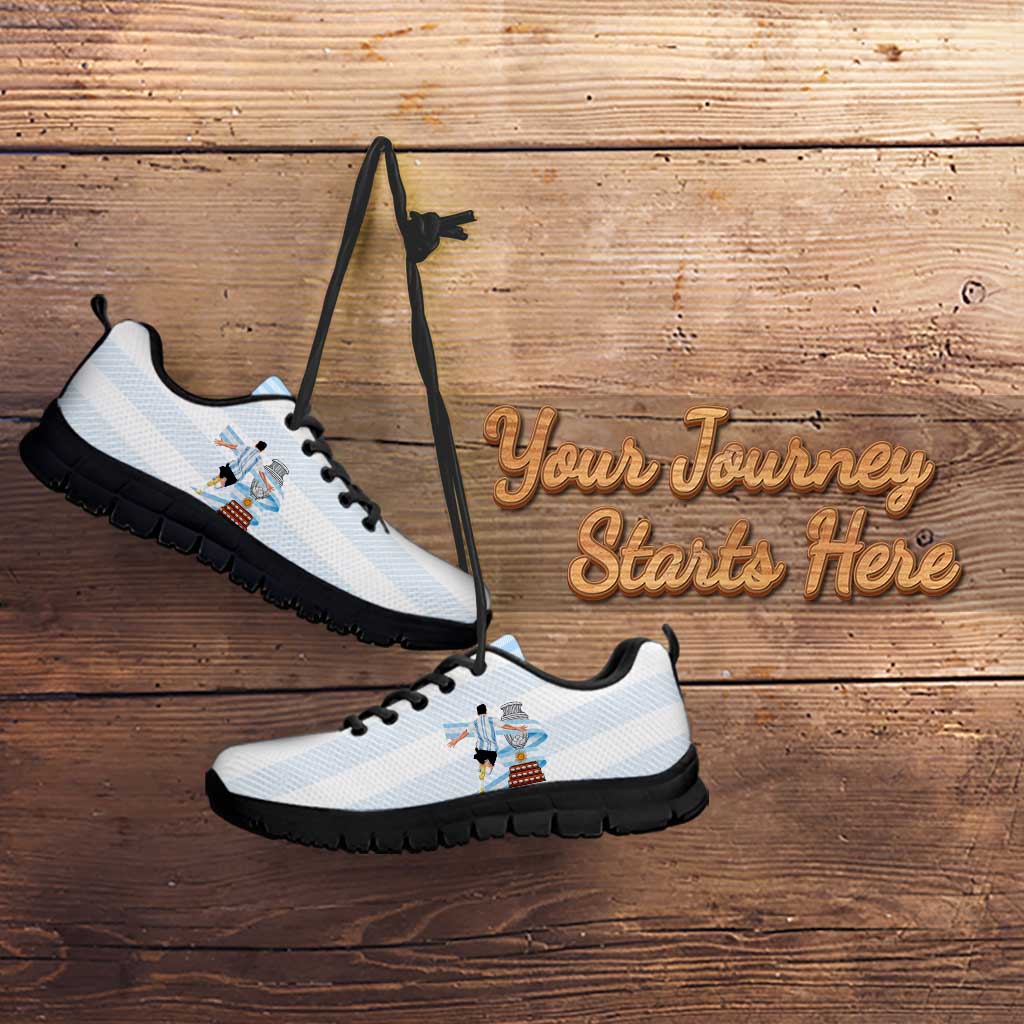 Argentina Campeones Custom Sneakers Vamos Vamos Albiceleste - Wonder Print Shop