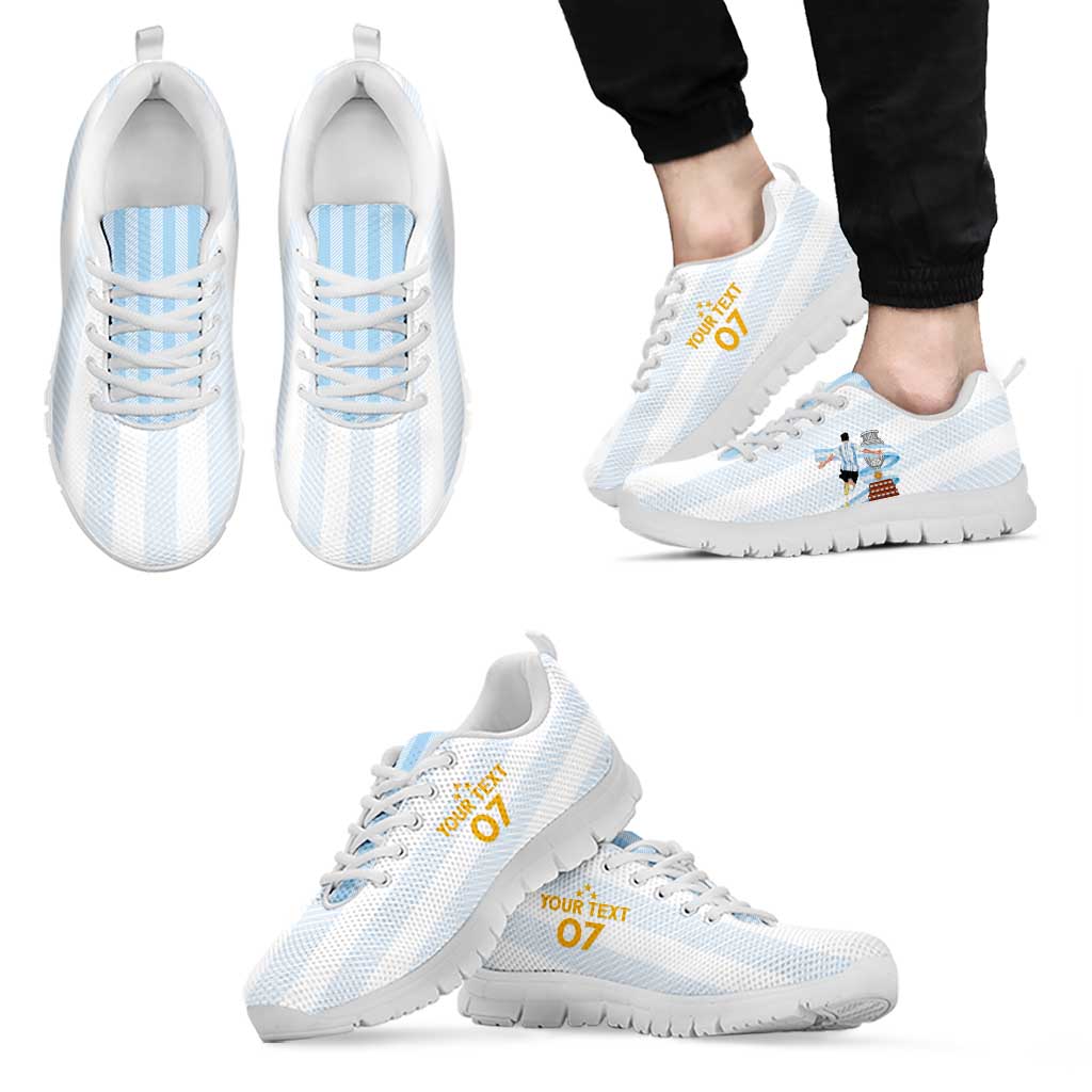 Argentina Campeones Custom Sneakers Vamos Vamos Albiceleste - Wonder Print Shop