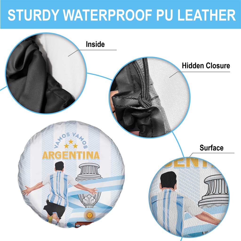 Argentina Campeones Spare Tire Cover Vamos Vamos Albiceleste - Wonder Print Shop