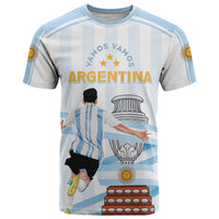 Argentina Campeones Custom T Shirt Vamos Vamos Albiceleste - Wonder Print Shop