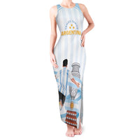 Argentina Campeones Custom Tank Maxi Dress Vamos Vamos Albiceleste - Wonder Print Shop