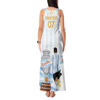 Argentina Campeones Custom Tank Maxi Dress Vamos Vamos Albiceleste - Wonder Print Shop