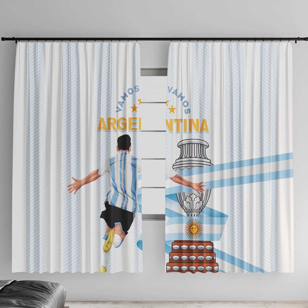 Argentina Campeones Window Curtain Vamos Vamos Albiceleste - Wonder Print Shop