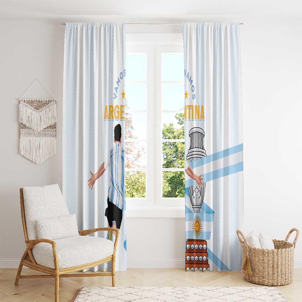 Argentina Campeones Window Curtain Vamos Vamos Albiceleste - Wonder Print Shop