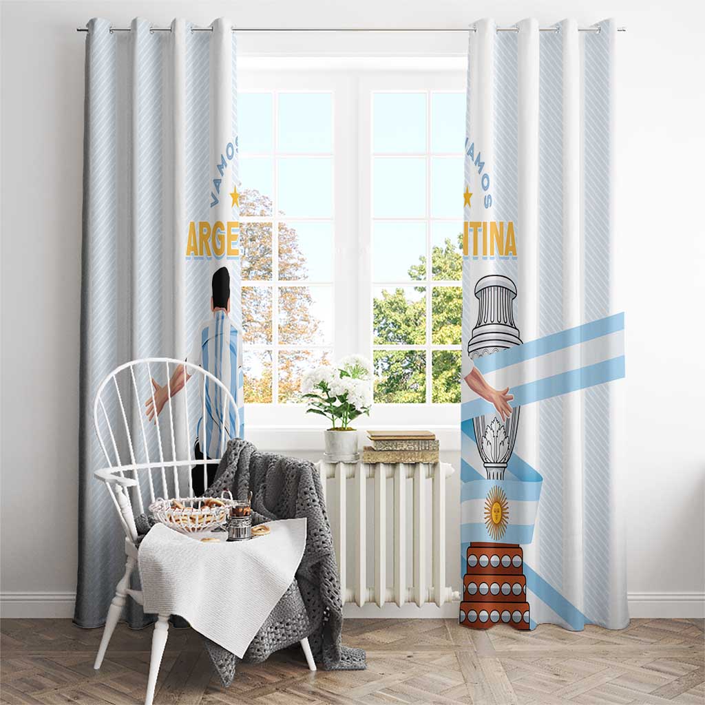 Argentina Campeones Window Curtain Vamos Vamos Albiceleste - Wonder Print Shop