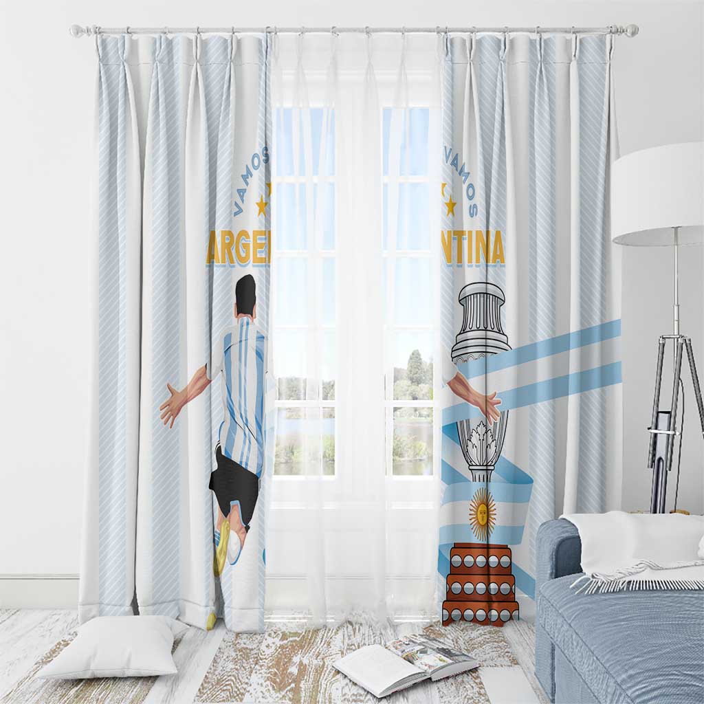 Argentina Campeones Window Curtain Vamos Vamos Albiceleste - Wonder Print Shop