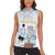 Argentina Campeones Custom Women Sleeveless Polo Shirt Vamos Vamos Albiceleste - Wonder Print Shop