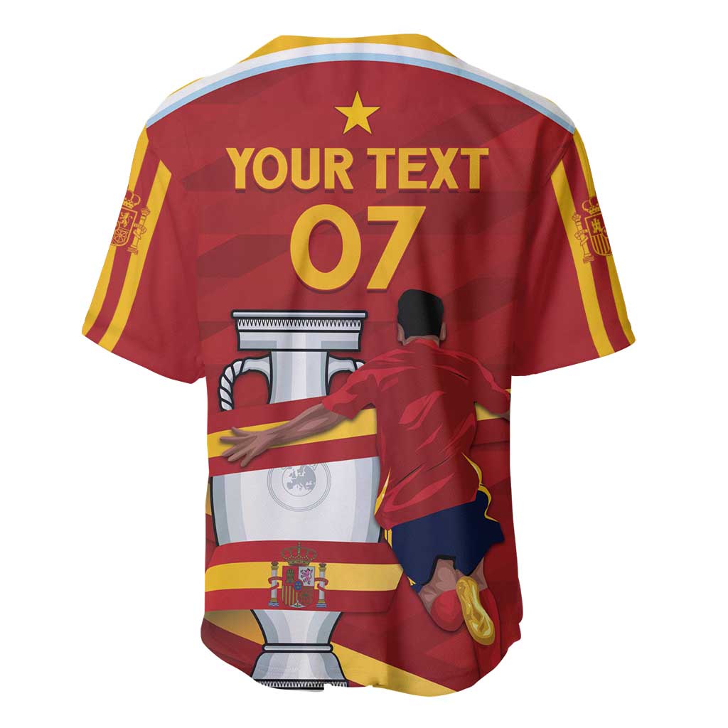 Spain Campeones Custom Baseball Jersey Reyes de Europa LT7 - Wonder Print Shop