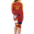 Spain Campeones Custom Family Matching Long Sleeve Bodycon Dress and Hawaiian Shirt Reyes de Europa LT7 - Wonder Print Shop
