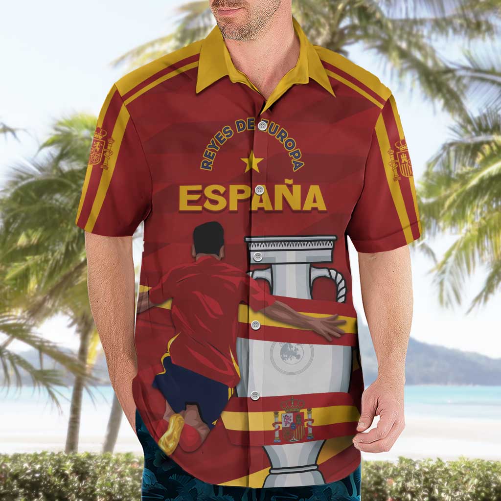 Spain Campeones Custom Hawaiian Shirt Reyes de Europa - Wonder Print Shop