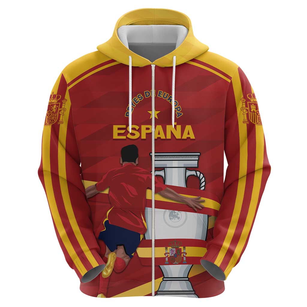 Spain Campeones Custom Hoodie Reyes de Europa - Wonder Print Shop