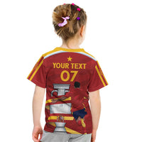 Spain Campeones Custom Kid T Shirt Reyes de Europa - Wonder Print Shop