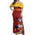 Spain Campeones Custom Off Shoulder Maxi Dress Reyes de Europa - Wonder Print Shop