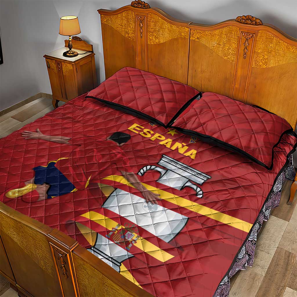 Spain Campeones Quilt Bed Set Reyes de Europa - Wonder Print Shop